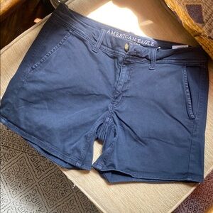 American Eagle Outfitters Blue Bermuda Shorts Classic Fit